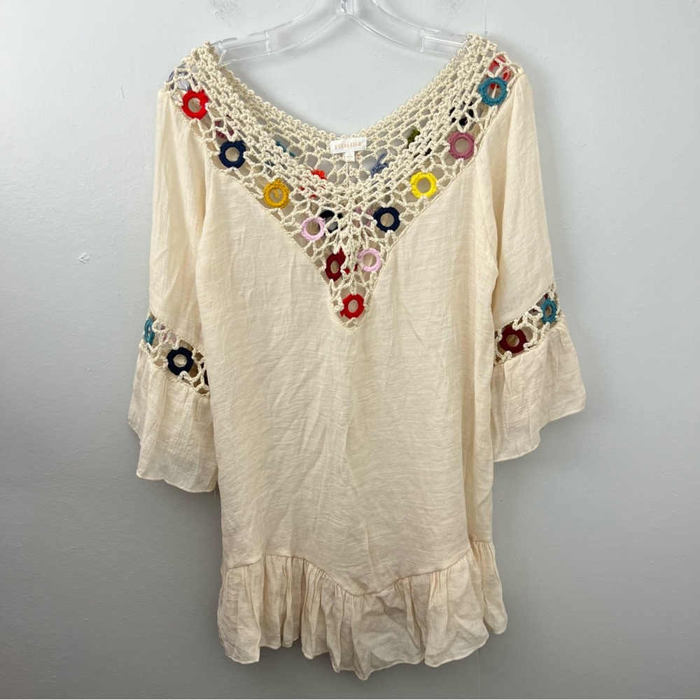 Everleigh Crochet Tunic Top - Picture 1 of 7